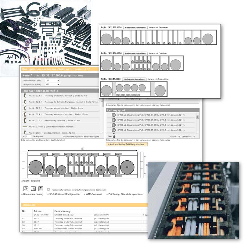 Innenaufteilungskonfigurato