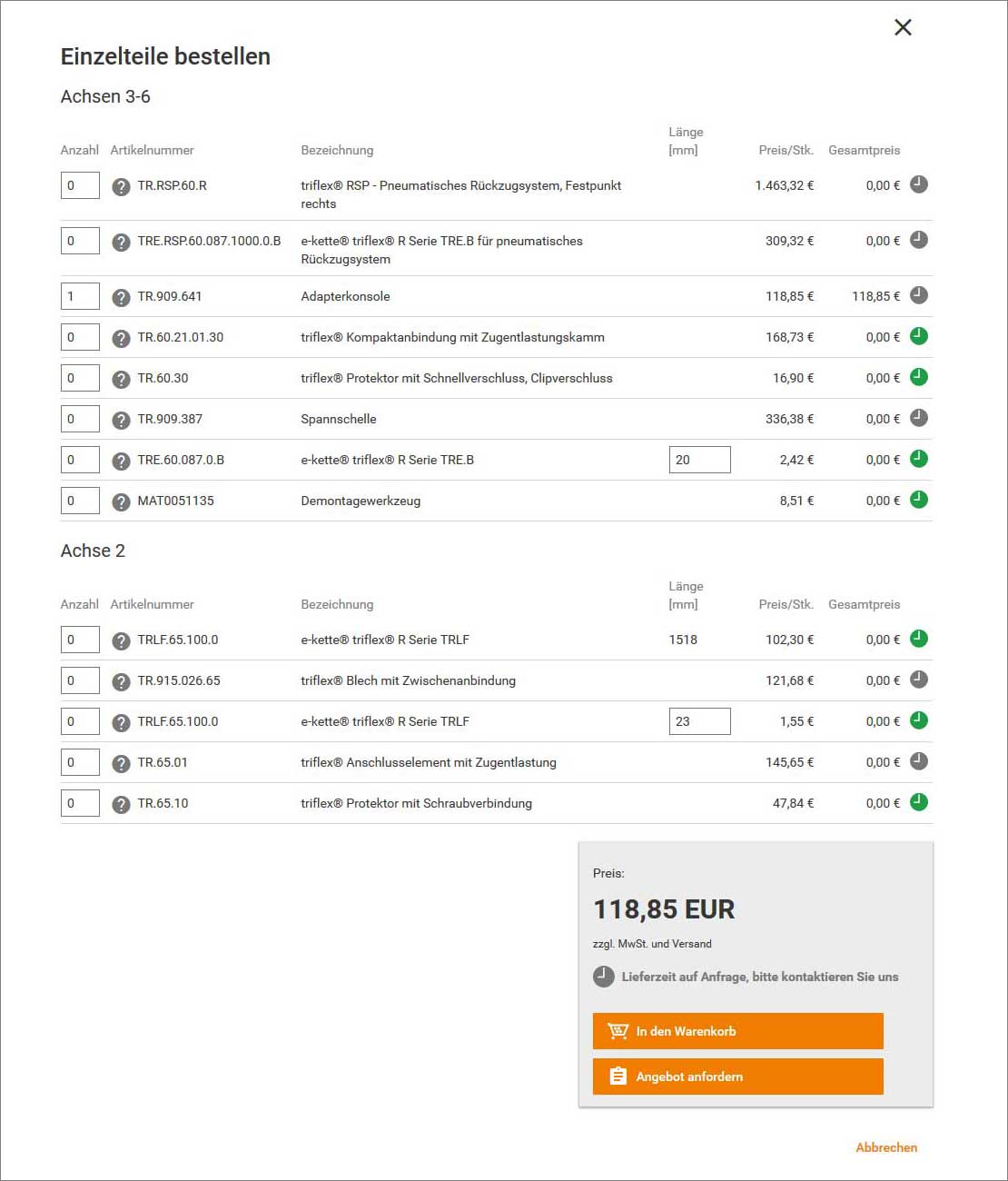 Roboterausstattung_Einzelteile